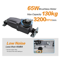 Turtech HH115 150kg Sistem Operator Pintu Kaca Sensor Komersial Pembuka Pintu Geser Otomatis dengan Remote Control dan Fotocell