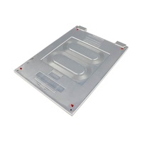Plaque de refroidissement liquide personnalisée en aluminium usinée CNC, utilisée dans le processus de soudage par agitation à froid, pour dissipation de chaleur de fibres optiques