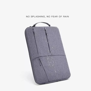 Impermeable de doble capa espesar terciopelo MacBook <span class=keywords><strong>Huawei</strong></span> <span class=keywords><strong>Laptop</strong></span> Tablet bolso de mano para hombres - Product Image 2