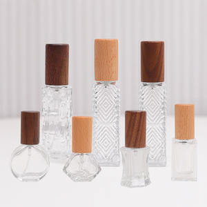 Flacon de parfum portable de 5 ml et 10 ml, flacon en verre transparent vide de petite taille pour les parfums - Product Image 3