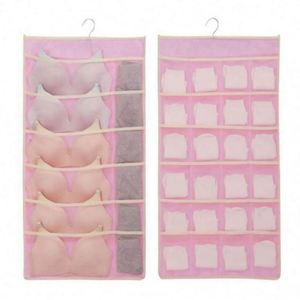 Hanging Fabric Storage Bag Multi-Pocket Collapsible Organizer For Bedroom Kitchen Bathroom Home Office - Product Image 1