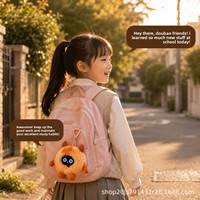 Robot intelligent parlant anglais Dou Bao AI transfrontalier, compagnon de conversation pour enfants, jouet en peluche électronique