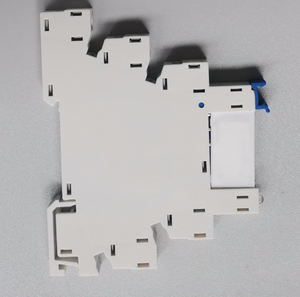 60VDC Din Rail Relais Modulsc halter HF41F 12V 24V 6A Thermo relais Miniatur größe Epoxy 60VDC Spulens pannung PCB SSR RELAIS - Product Image 2