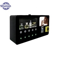 Distributeur automatique intelligent mural de parfums et échantillons de beauté avec IA pour comptoir en libre-service