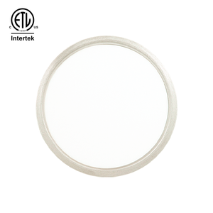 Plafonnier encastré de 12 pouces, champagne, 20W, 5 températures de couleur en une seule lampe LED ronde à montage en surface pour chambre à coucher, cuisine - Product Image 1