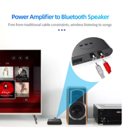Blue Tooth 5.3 récepteur Audio 3.5mm AUX RCA USB u-disk stéréo musique adaptateur Audio sans fil pour PC TV voiture Kit haut-parleur amplificateur