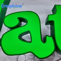 Enseigne Lumineuse 3D pour Bâtiment, Lettres LED Illuminées, Publicité Personnalisée, Logo Lumineux pour Magasin, Enseigne Extérieure à Lettres Boîtiers