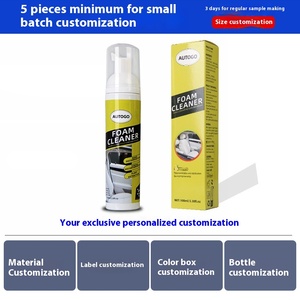 Nettoyant mousse multifonctionnel <span class=keywords><strong>AUTOGO</strong></span> pour l'intérieur de la voiture, sièges en cuir, double usage pour la voiture et la maison, sans rinçage, 100 ml - Product Image 3