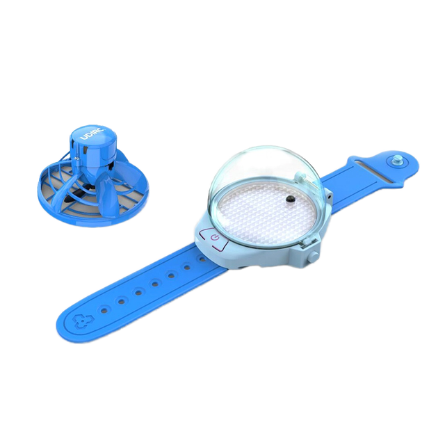 Kids Plastic Toy Watch Remote Flying Aircraft One Key Control Rc Mini Drone with Light