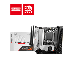 TOP & MEILLEURE VENTE <span class=keywords><strong>MSI</strong></span> MPG B650I EDGE WIFI <span class=keywords><strong>AM5</strong></span> AMD B650 Dual M.2 USB2.0 PCIe 4.0 WIFI 6E ITX Carte Mère - Product Image 1