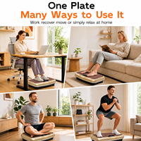 Plateforme vibrante Crazy Fit Massage Fitness Power Body Sculpting 2 en 1 pour exercices de musculation