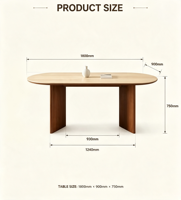 Table à manger ovale moderne de haute qualité, imperméable et écologique, 4-8 chaises, pieds en bois, pierre de cire blanche naturelle pure, mobilier de maison