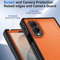 Étui de protection 3-en-1 pour Samsung Z Fold 8/7/Fold8 Ultra, coque arrière rigide antichoc pliable pour Galaxy Z Flip 7/Flip 8