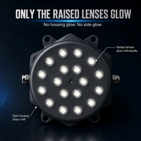 Luz Decorativa LED de Aluminio Tipo Loto, IP65, DC24V, 5W, DMX512, RGB, RGBW, para Fachadas de Edificios, Centros Comerciales y Paisajismo