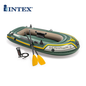 Seahawk-Barco de remos portátil <span class=keywords><strong>Intex</strong></span> 68347 para 2 personas, bote de remos de PVC, <span class=keywords><strong>kayak</strong></span> de pesca inflable pequeño - Product Image 1