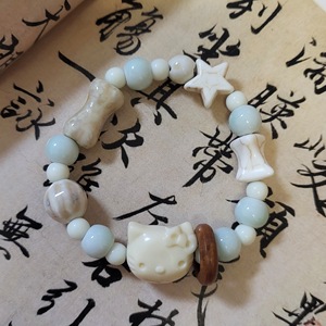 سوار مصنوع يدويًا من السيراميك على شكل نجمة يمكن تعديل مخرجه على شكل قطة أو سمكة أو بحر - Product Image 5