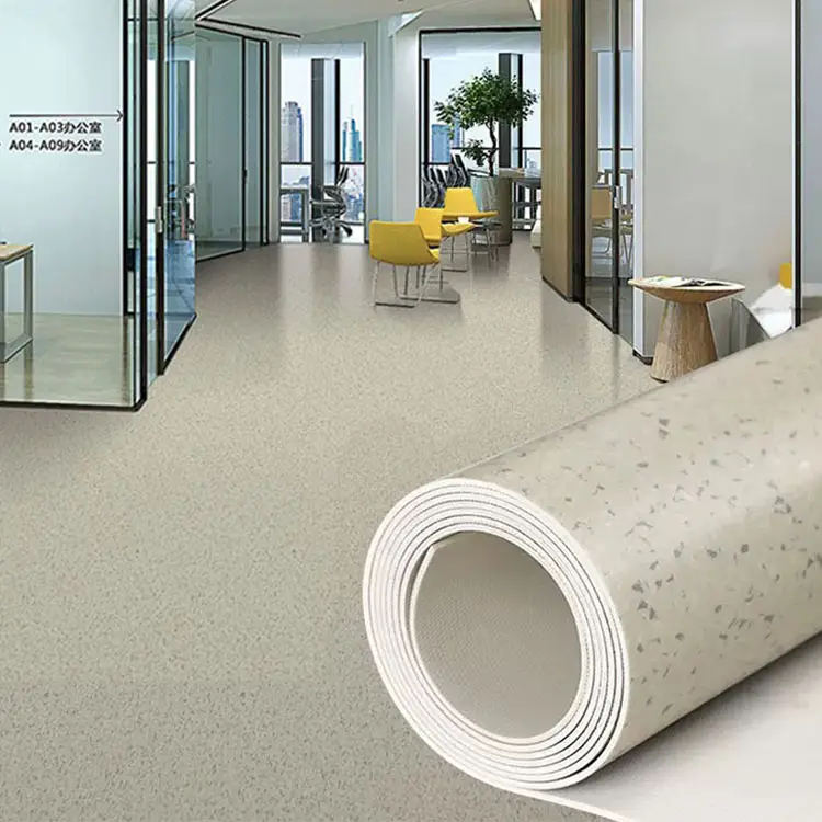 저렴한 방수 상업 플라스틱 카펫 취재 바닥 매트 pvc 바닥 시트 비닐 바닥 롤 병원 사무실