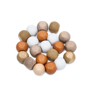 نرد خشبي سداسي الأوجه مخصص من المصنع، نرد ألعاب D6 منقوش، نرد خشبي طبيعي فارغ بزوايا مدورة ومتين - Product Image 4