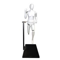 Mannequin robot pour affichage de perruque, Mannequin Cromados, Mannequin de course chromé