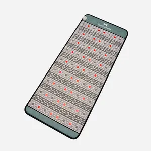 Pemf 850nm Photon Light Amethyst Tourmaline Bianstone Infrared Heating Mat Source Factory Amethyst Far Heating Mat