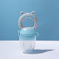 Sans BPA de qualité alimentaire bébé fruits légumes alimentation sucette formation bébé manger jouet de dentition pour les tout-petits enfants