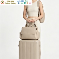 Sac à langer multifonction 5 en 1 grande capacité, sac de voyage imperméable en nylon, sac à dos convertible personnalisé pour les soins de bébé