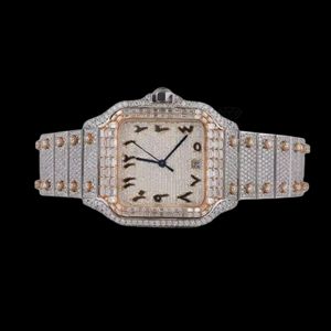Best Quality Luxury Moissanite Diamond Quartz <b>Watch</b> Women Elegant Jewelry Style Gift Wristwatch Available In Bulk Quantity - Product Image 1
