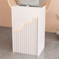 Meilleures ventes - Bureau de réception en bois de style moderne et design luxueux pour salon de beauté et usage professionnel - Mobilier commercial durable