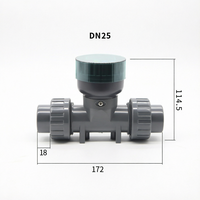 Débitmètre numérique SEA ZJPVC pour eau, liquides et eaux usées, sortie 4-20mA RS485 Impulsion, DN15-80, à section variable, OEM