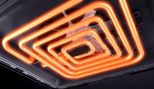 Freidora <span class=keywords><strong>de</strong></span> Aire Industrial <span class=keywords><strong>de</strong></span> Acero Inoxidable para Pollo y Pizza con Parrilla LED y Control Digital para Uso Doméstico, <span class=keywords><strong>Buen</strong></span> Sabor - Product Image 2