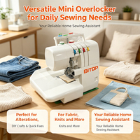 BT-703 domestique Mini surjet Machine à coudre ménage pour usage domestique mini machine à coudre à la main portable