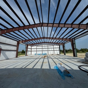 Conception moderne économique Structure en acier préfabriquée Entrepôt Fabrication <span class=keywords><strong>Hangar</strong></span> d'atelier à faible coût - Product Image 3