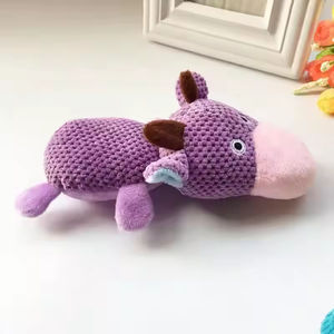 Novo Design Pet brinquedo de pelúcia som imita pato vaca moagem dentes limpeza cão mordida resistente cartoon boneca pet mastigar brinquedos - Product Image 4
