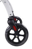 Chariot de promenade pour intérieur Quatre 8-inch PVC avec assiettes de service Blanc Marche food truck