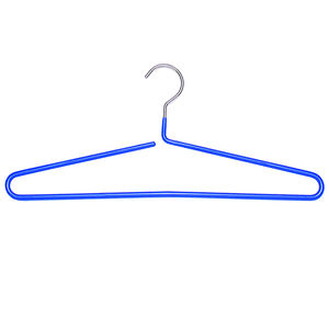 Home Dorm Metall Kleiderbügel rutsch festes Design Robust für Schal Mäntel Hemden Platzsparender Schrank Erwachsene Kinder Kleiderbügel - Product Image 1