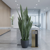 Tanaman Sansevieria Buatan yang Realistis, Tanaman Agave untuk Dekorasi Rumah, Rangkaian Pernikahan, Ramah Lingkungan