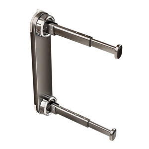 Perchero telescópico con ventosa para ropa, organizador ajustable de pared para uso en balcones y armarios - Product Image 2