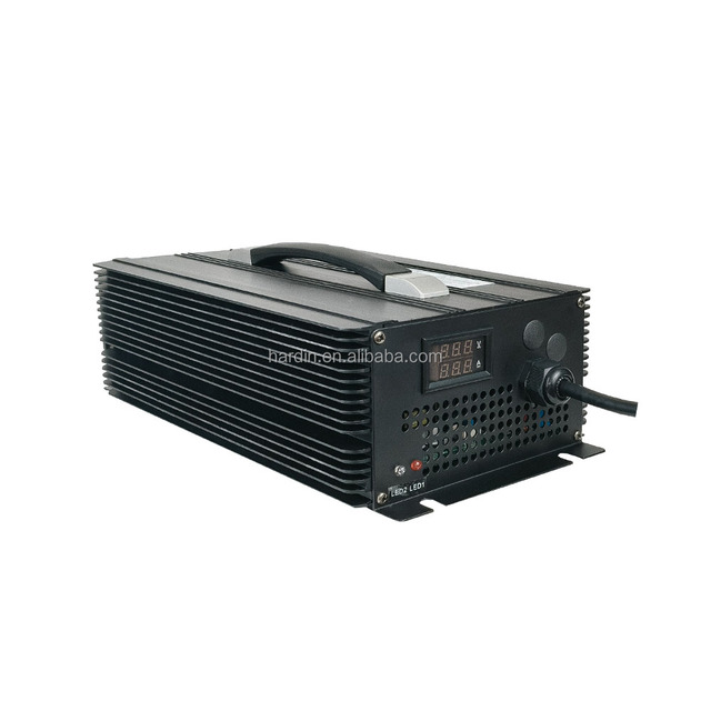 24V 70A Lithium Battery Fast Charger DC AC 2500W Output Power 25.2V/25.55V/29.2V/29.4V 110V/220V Input