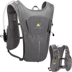 Muestra Gratuita, Cinturón Deportivo Ajustable Reflectante de Neopreno Personalizado, Chaleco de Hidratación para Correr, Soporte para Teléfono - Product Image 1