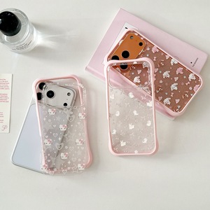 Nouvelle coque de téléphone mignonne de dessin animé <span class=keywords><strong>Lapin</strong></span> et Chat pour iPhone 17 16 Pro Max, coque de téléphone pour fille célébrité d'Internet pour iPhone 17 16 Pro Max - Product Image 5