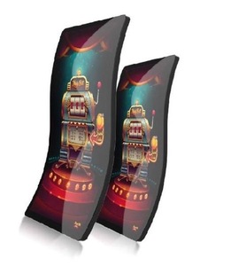 New Arrival 43 inch màn hình cong trò chơi máy đa 5 trong trò chơi hội đồng quản trị Aurora trò chơi kỹ năng bởi Rina công nghệ - Product Image 3