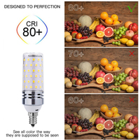 Vente d'Usine Ampoule Maïs LED Haute Luminosité E27 E26 E14 E12 B22 12W, Lampe Maïs LED 1000 Lumens 85-265V