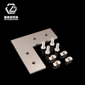 Placa de Conexión en Forma de L de Perfil de Aluminio Luhu 3030, Accesorio de Aluminio Industrial, Estándar Europeo - Product Image 1