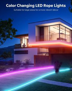 Waterproof IP67 Silicone RGB Magic Color Neon <b>LED</b> Lights Flexible Soft Strip for Bedroom <b>Rope</b> Use Dimmable - Product Image 6