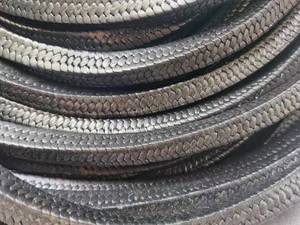 Đen <span class=keywords><strong>PTFE</strong></span> bện đóng gói đầy <span class=keywords><strong>Graphite</strong></span> tuyến đóng gói con dấu sợi cuộn Vật liệu cung cấp nhà máy - Product Image 3