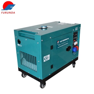 <span class=keywords><strong>10KW</strong></span> 12.5kva 10000 Watt giá tốt im lặng yên tĩnh làm mát không khí di động điện cầm tay Máy phát điện diesel cho nhà - Product Image 3