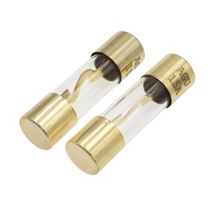 Fusible de Tubo de Vidrio Chapado en Oro AGU de 10x38 mm, 10A-100A, para Sistemas de Audio de Alta Fidelidad para Automóviles, 10A, 15A, 20A, 25A, 30A, 40A, 50A, 60A, 70A, 80A, 100A - Product Image 4