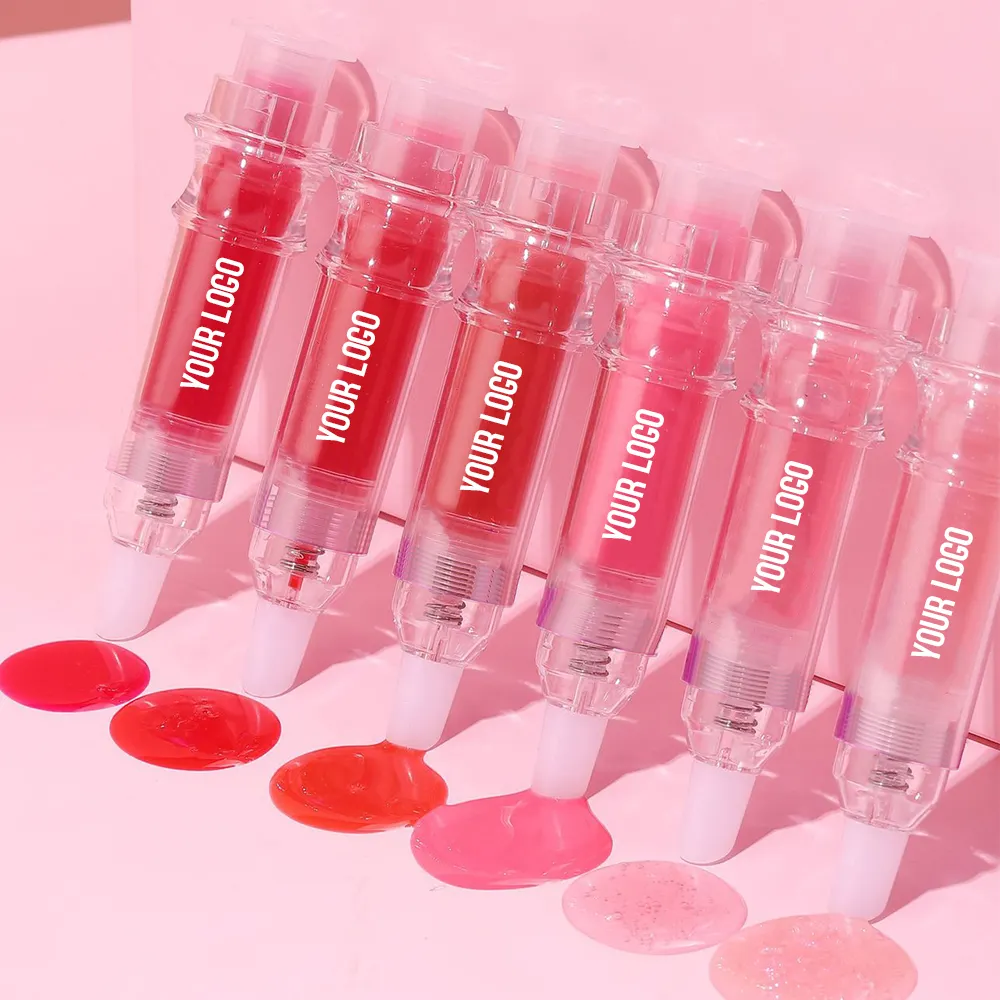 Wholesale Create Your Own Cosmetics Shiny Makeup Lip Gloss Pigment Liquid Lipstick Glossy Lipgloss