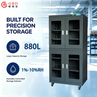 Séchoir industriel GRD 880CF à commande micro-ordinateur intelligente pour déshumidification constante et stockage de composants électroniques