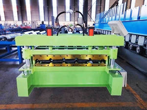Machine de formage de panneaux de toiture automatique 1200 mm, Maquinas Para Tr4 Tr3 Tr5 Tr6, pour la fabrication de tôle en Perou - Product Image 6